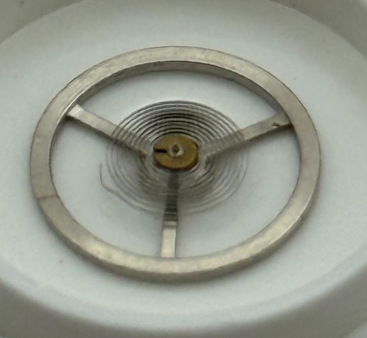 Ebosa 65 Balance Wheel Complete And Spring 12 1/2''' Watch Movement Parts NOS