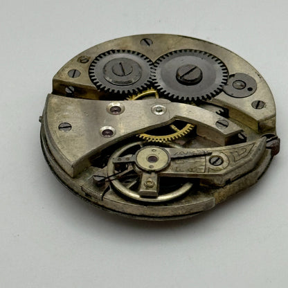 28mm Men's Unidentified Leaf Mark Manual Wind Watch Movement Swiss Vintage PARTS