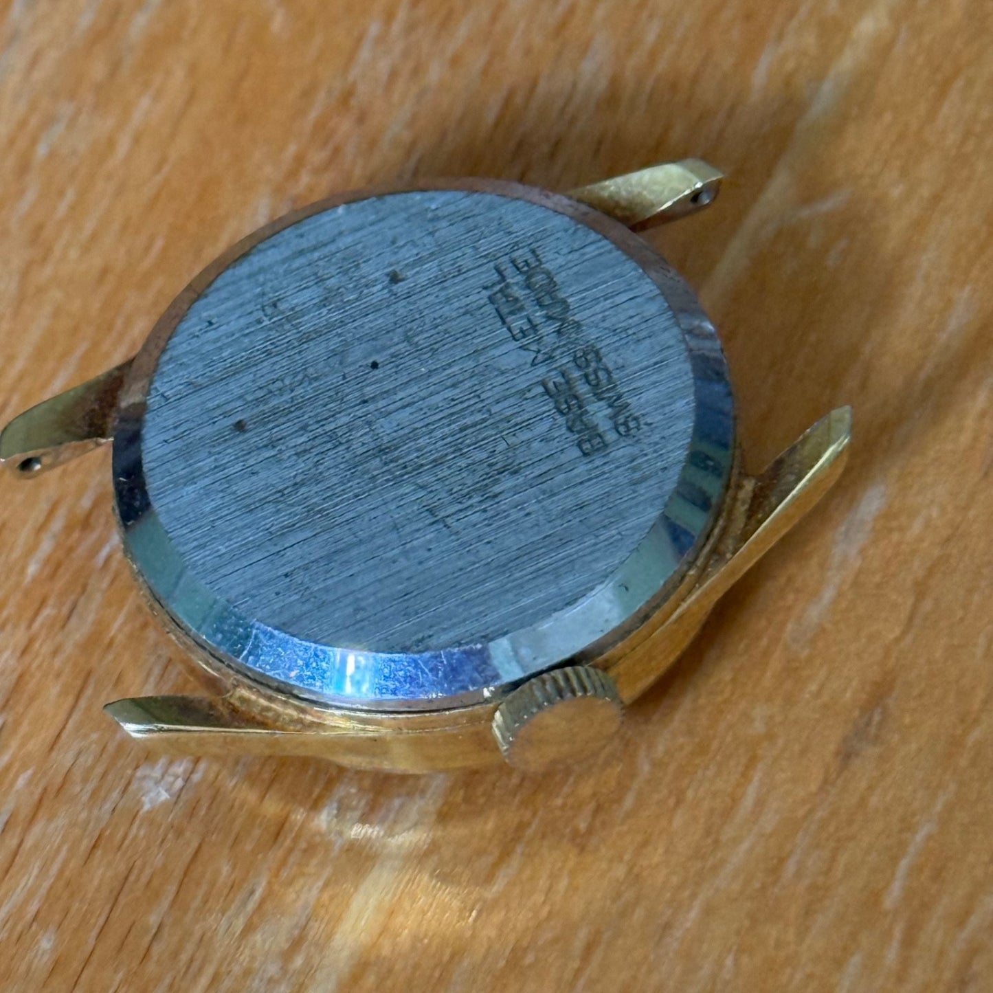 25mm Vintage Manson Patterned Flower Bezel Swiss Manual Basis Watch ZZ PARTS