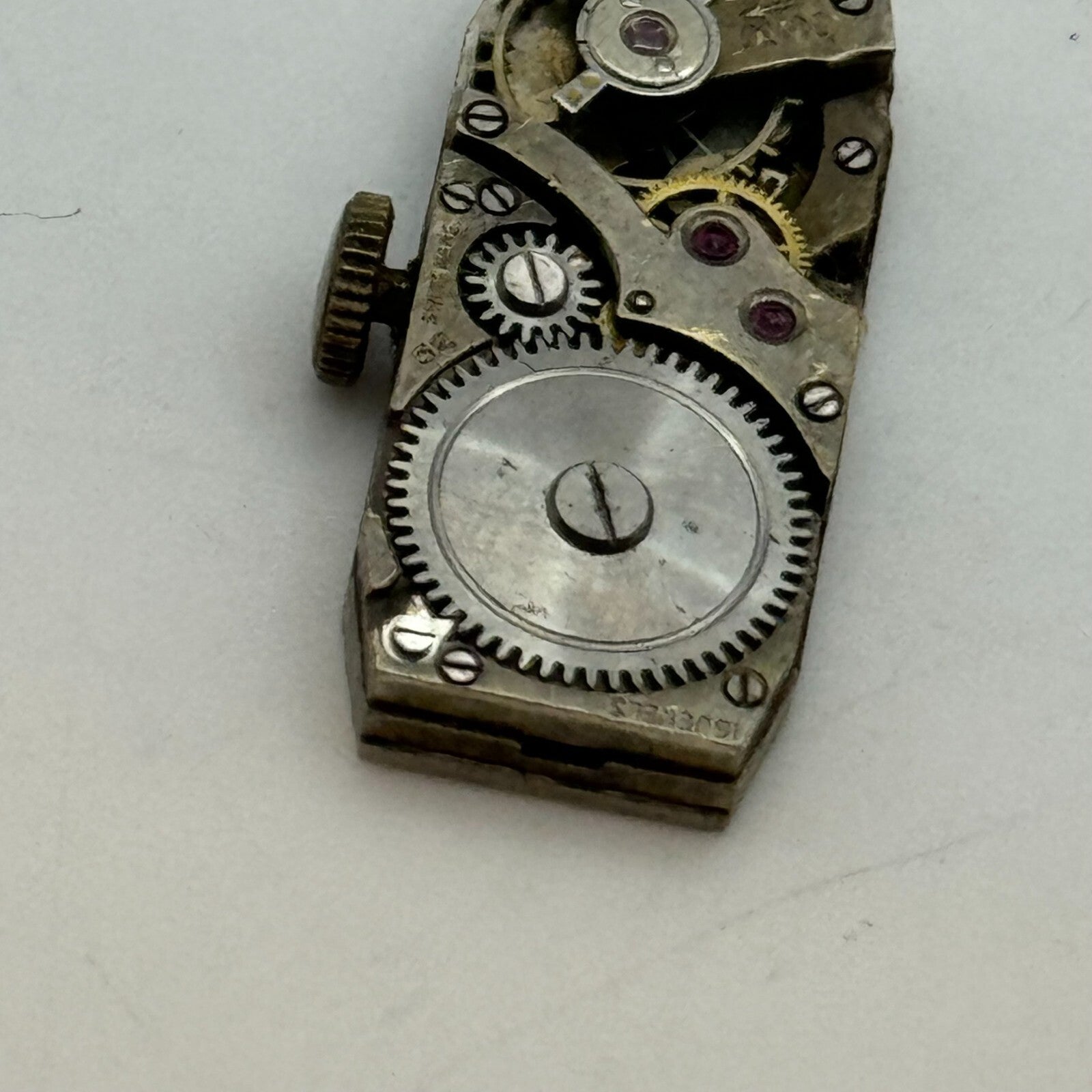 11.2mm FHF 52 Tank Watch Movement Manual Wind Swiss Made 15 Jewels PARTS SPARES