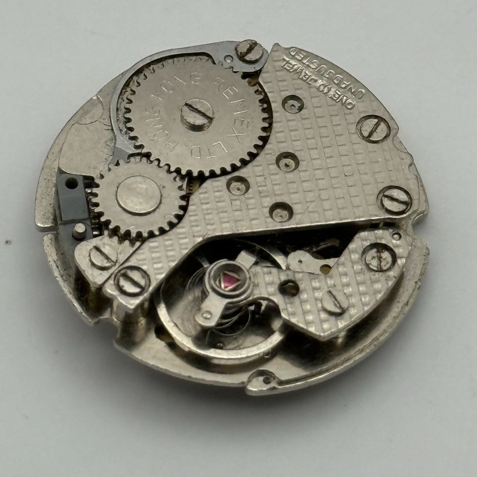 Parrenin 264D Watch Movement Remex Hong Kong Manual Wind Vintage Parts 27mm