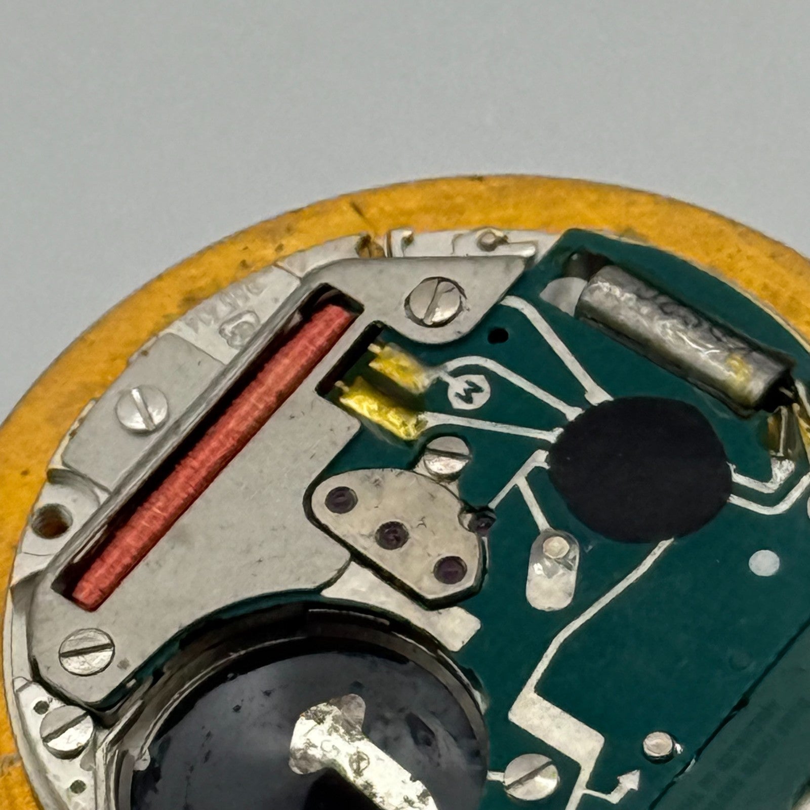 ETA 955.414 Quartz Watch Movement Geneve Date Vintage Swiss Parts Repair 23.8mm