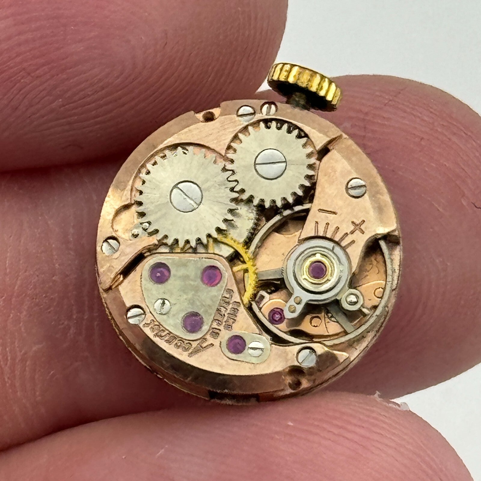 15.5mm Running ETA 2412 Accurist Manual Wind Swiss Ladies Watch Movement PARTS