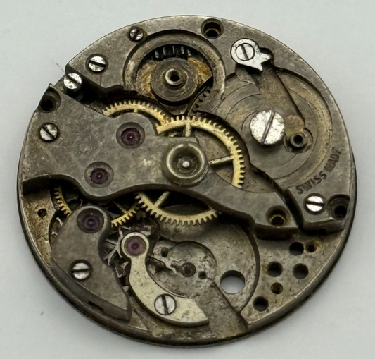 FHF Watch Movement Manual Wind Vintage Swiss Made Parts Repair Spares 23.7mm