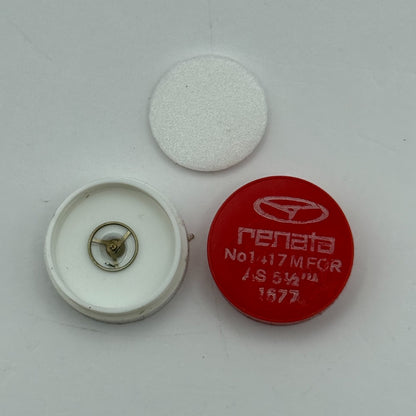 AS 1677 Balance Wheel Complete And Spring 5 1/2’’’ 1417 M Watch Movement Parts