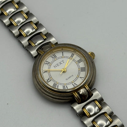 27mm Working Ladies Next Two Tone Roman Numerals Quartz Watch 5.75 Inches