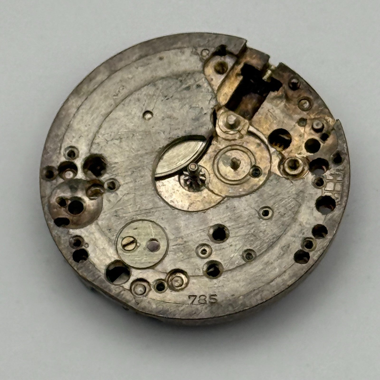 Geneva Made Suisse 785 Watch Movement Vintage Swiss Parts Repair 19.7mm