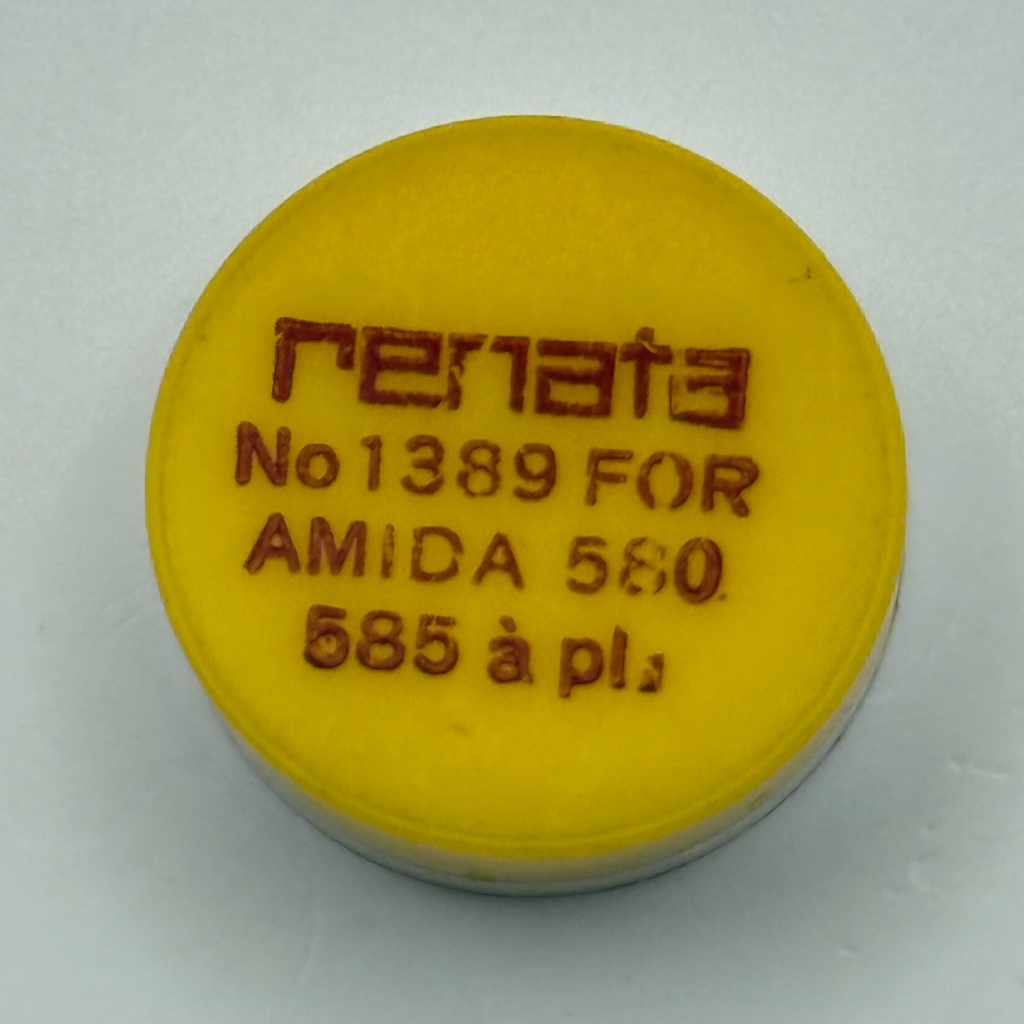 Amida 580 585 Balance Wheel Complete And Spring 1389 Watch Movement Parts NOS