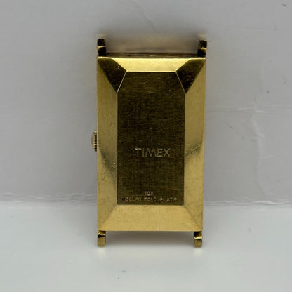 Timex Electric Ladies Quartz Watch 10k Rolled Gold Plated 18mm UNTESTED PARTS