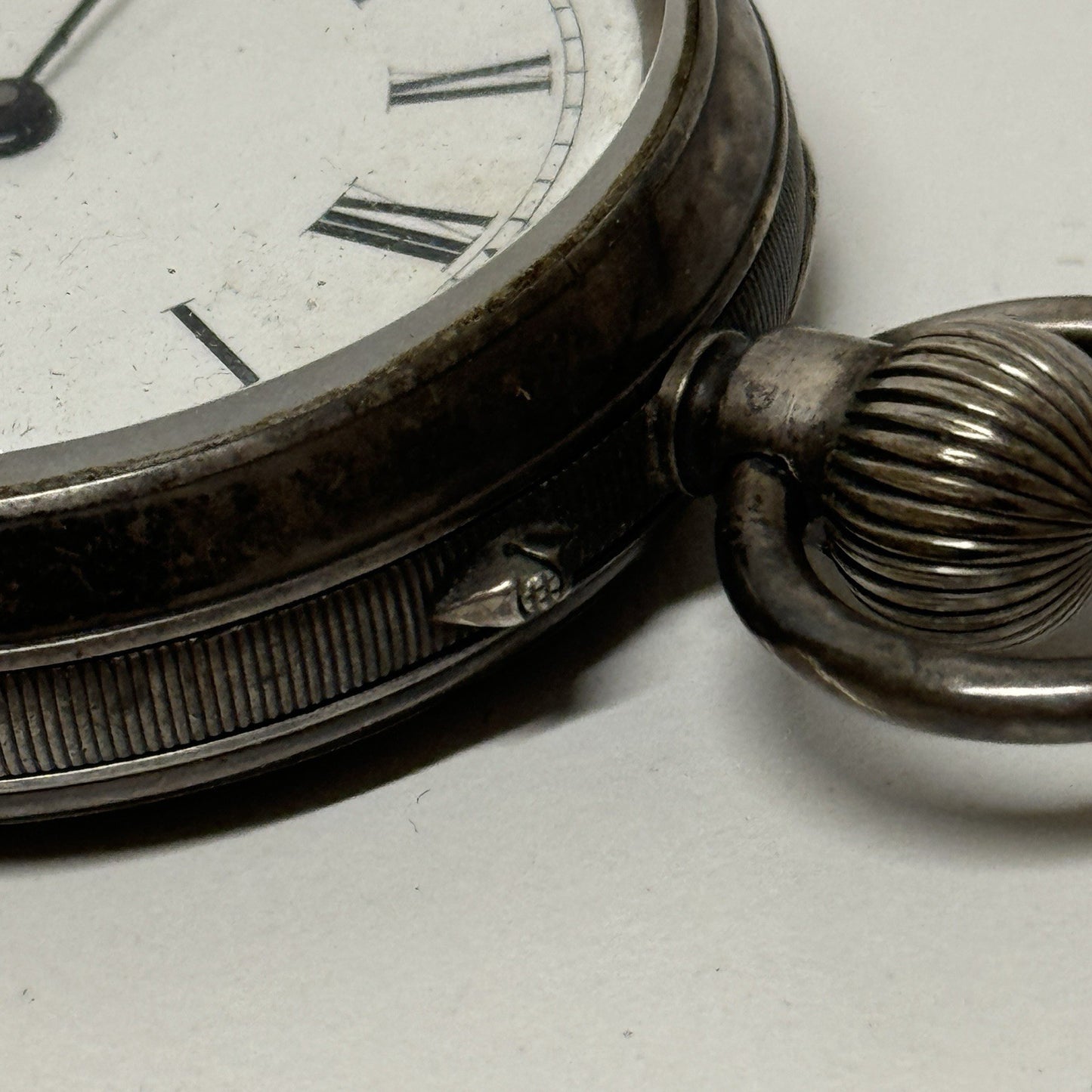 Pin Set Sterling Silver 3/4 Plate Lever English Watch LTD Pocket Watch TO REPAIR