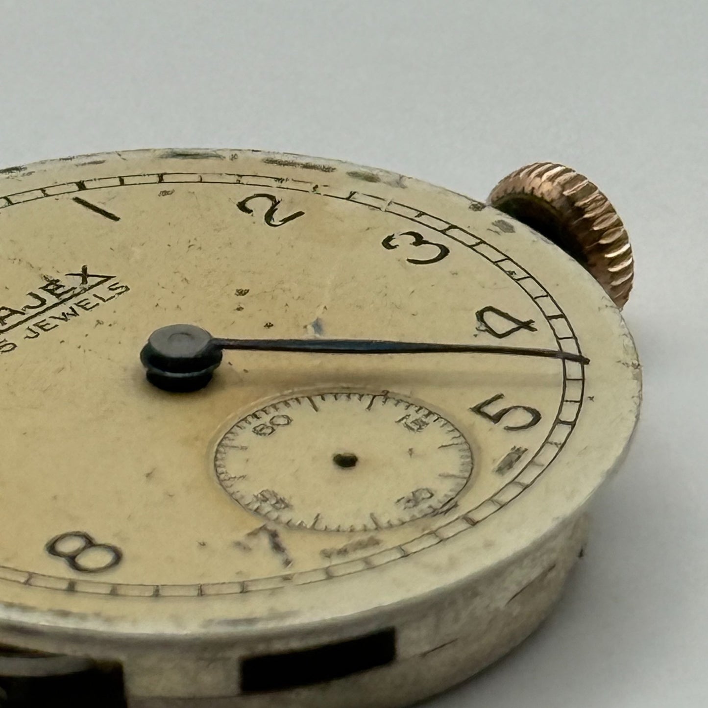 Majex Pierce 103 Watch Movement Running Manual Wind Vintage Parts Repair 23.6mm