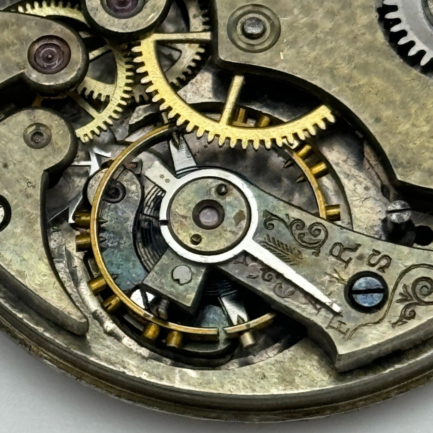 43mm Oreba Swiss Made Vintage Pocket Watch Movement PARTS SPARES REPAIR