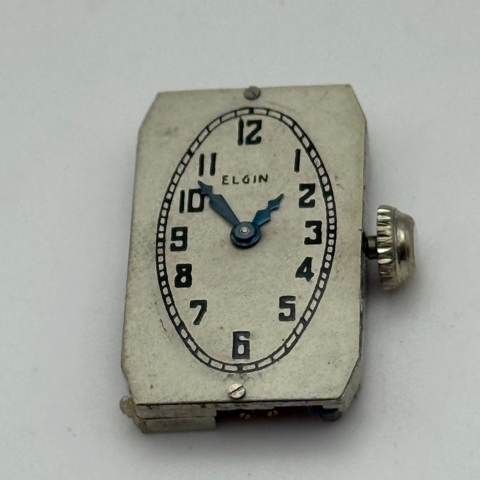 Running 1930 Vintage 18/0s Elgin 483 Model 1 American Watch Movement For PARTS