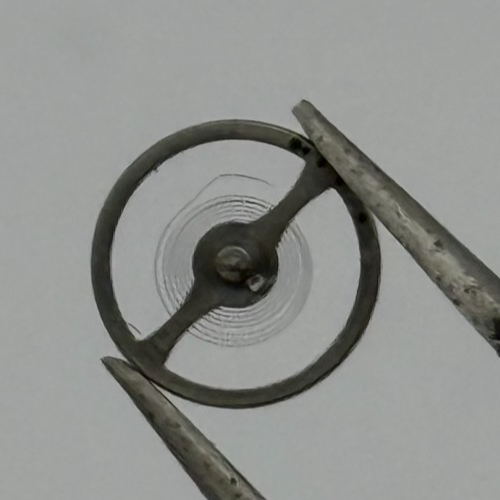 Oris 410 Balance Wheel Complete And Spring 5 1/4’’’ 330 M Watch Movement Parts