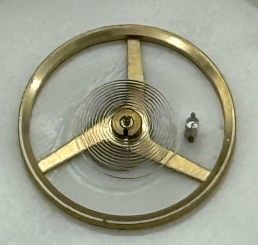 ETA 2512 Balance Wheel Complete And Spring 7¾’’’ 1454 M Watch Movement Parts 