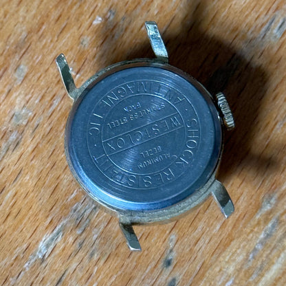 22mm Vintage Westclox La Salle Precision Jewelled Manual Wind Watch PARTS REPAIR