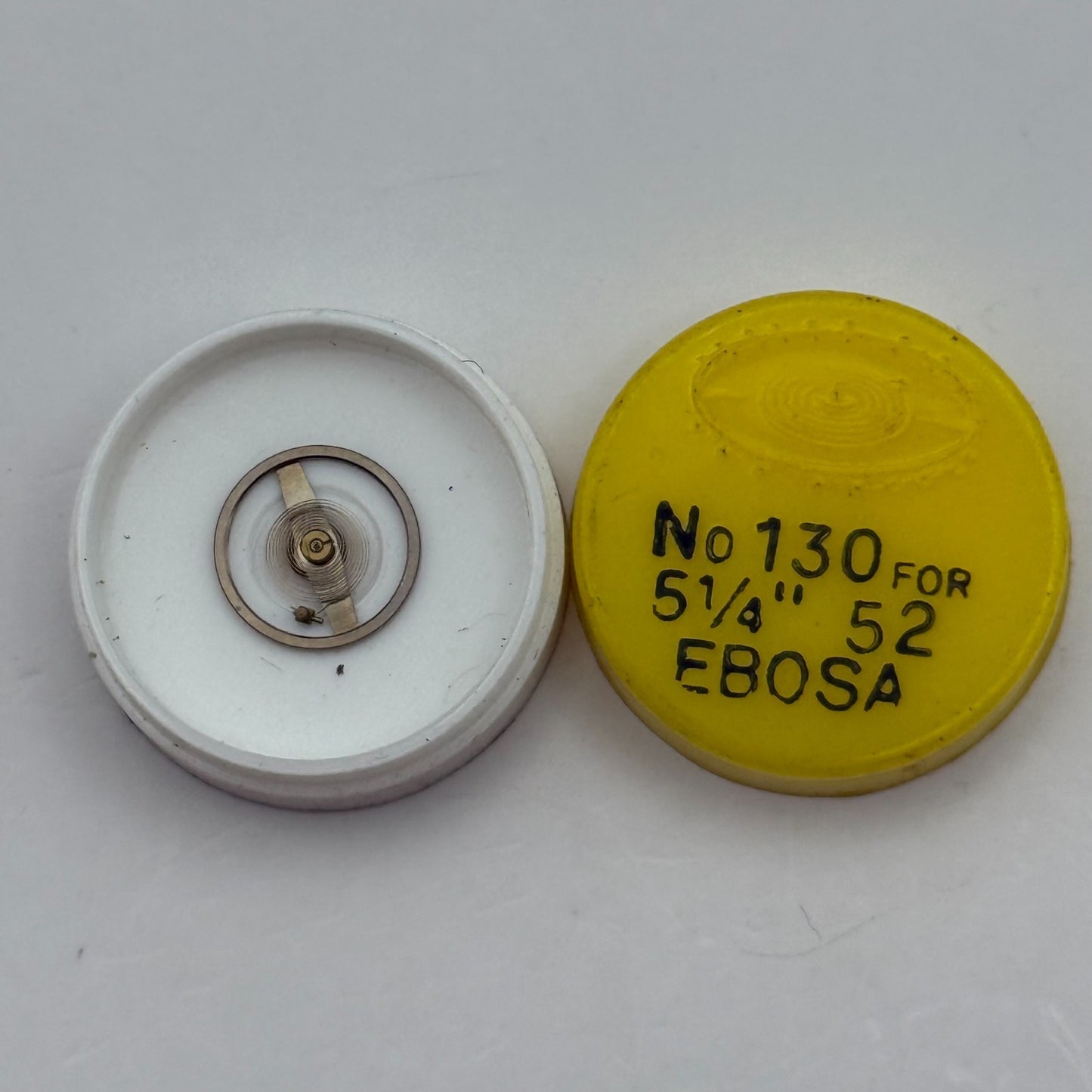 Ebosa 52 Balance Wheel Complete And Spring  5½’’’ 130 Watch Movement Parts NOS