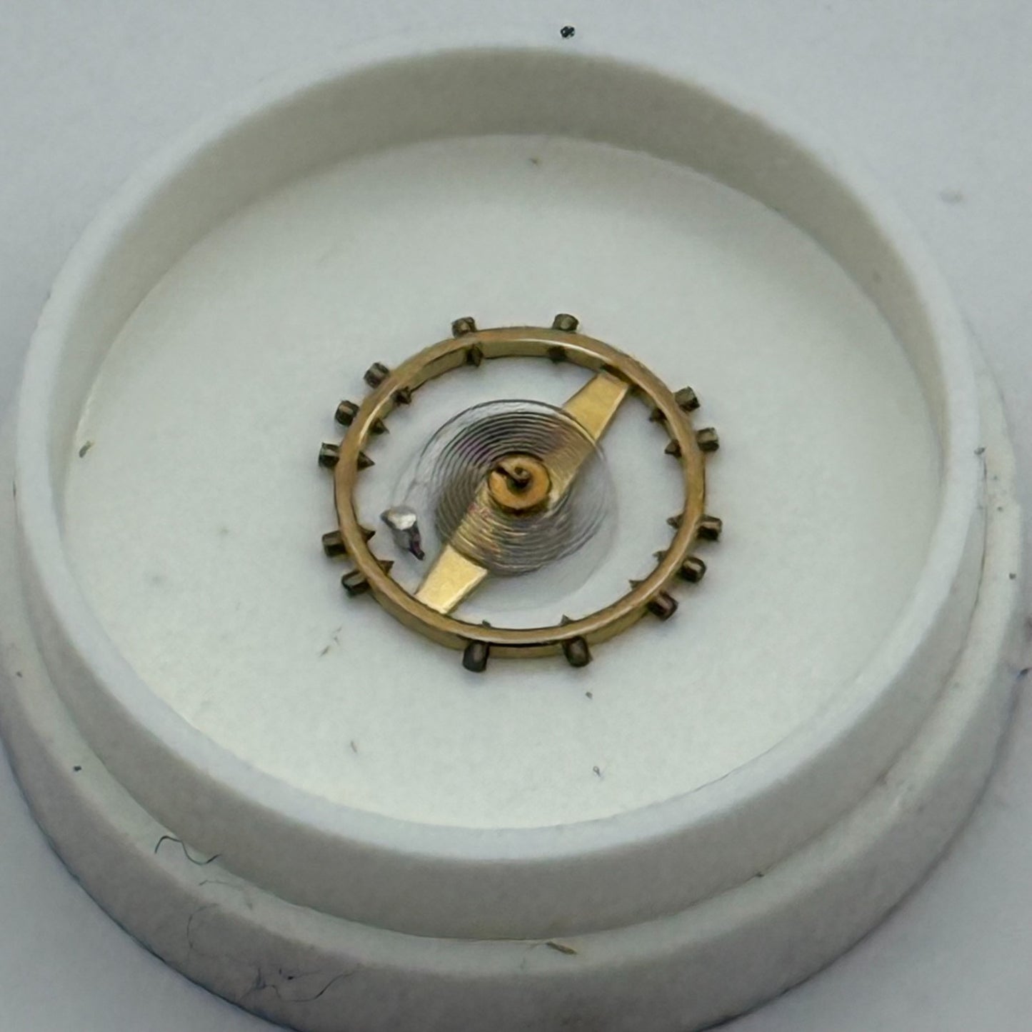 ETA 2412 Balance Wheel Complete And Spring 1149 M Watch Movement Parts NOS