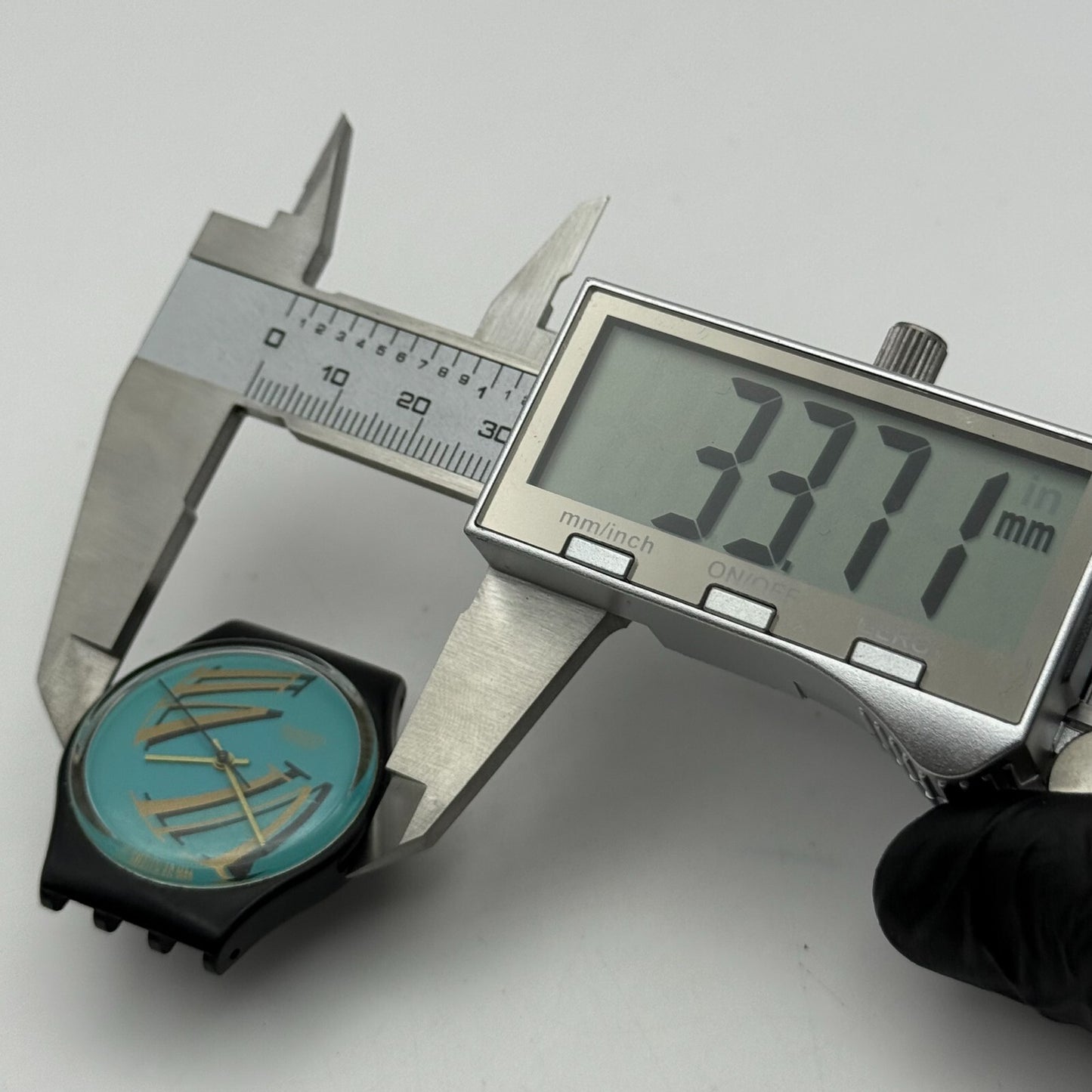 33mm Vintage 1989 Swatch GB125 Figueras Watch UNTESTED PARTS REPAIR