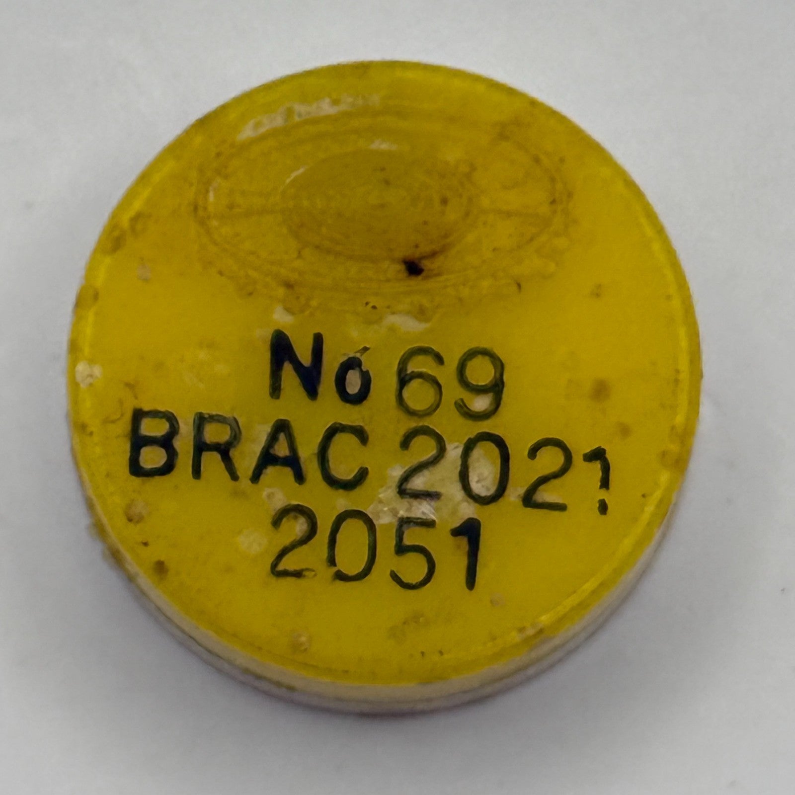 BRAC 2021 2051 Balance Wheel Complete And Spring 69 Watch Movement Parts NOS