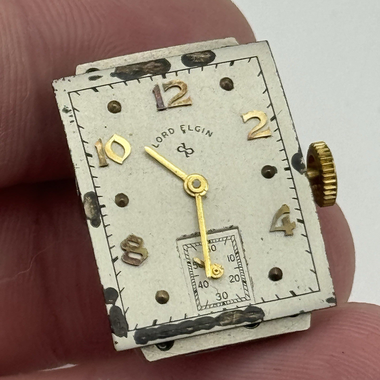 15/0s Running Lord Elgin Grade 559 Model 3 American Watch Movement PARTS SPARES
