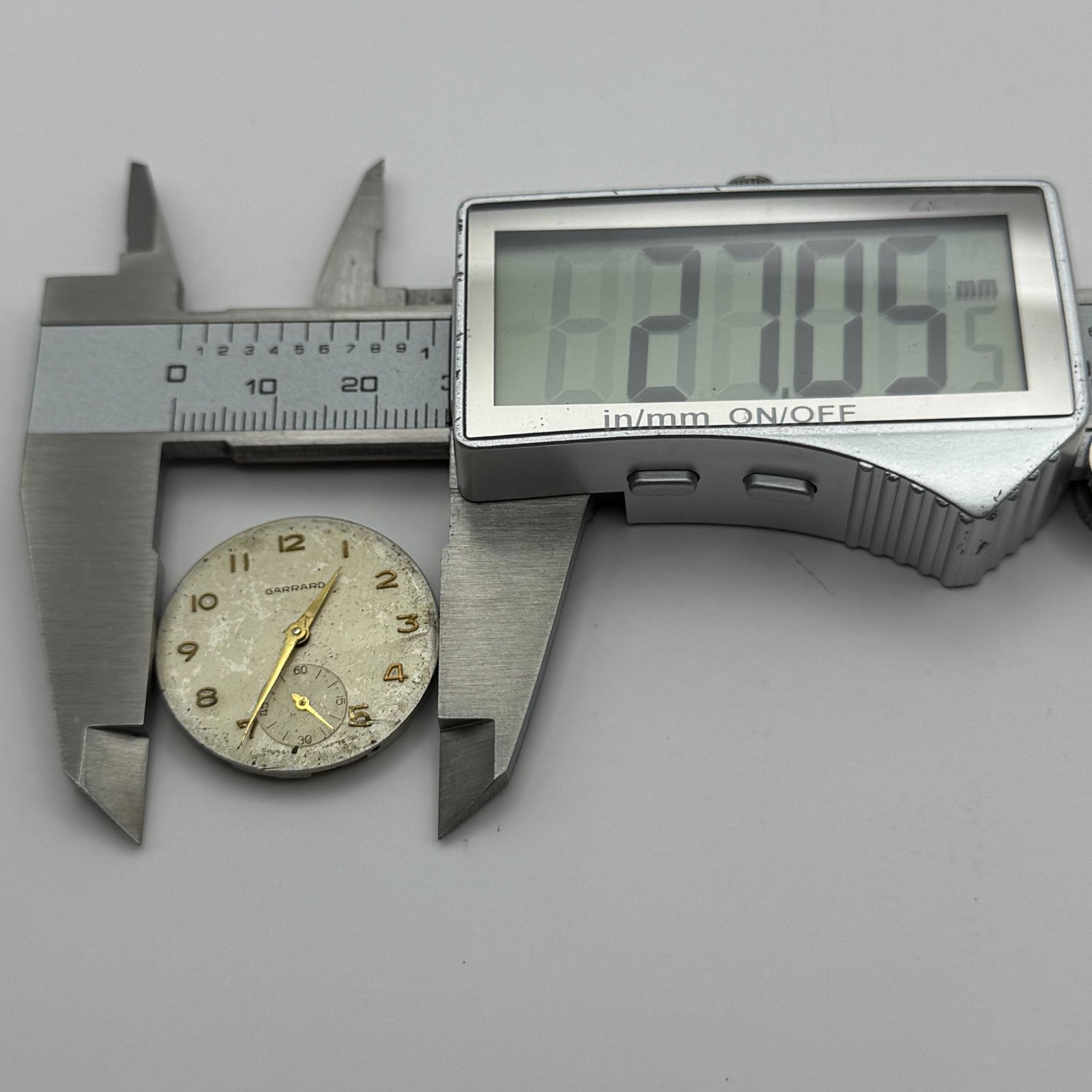 ETA 1120 Watch Movement Garrard Manual Wind Vintage Swiss Parts Repair 27mm