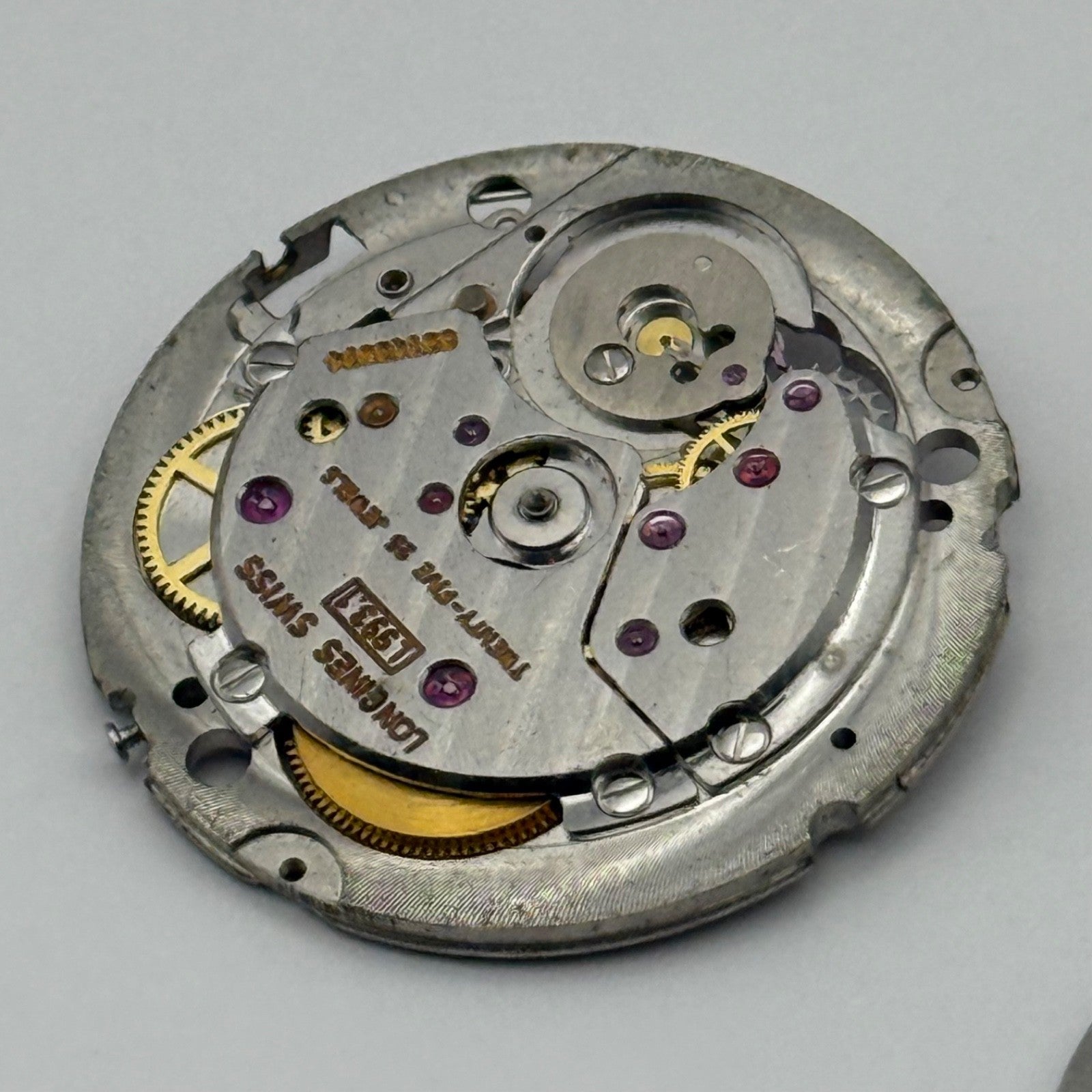 Longines L993.1 Watch Movement Automatic  15 Jewels Swiss Vintage Parts 25.9mm