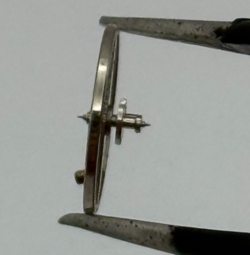 Oris 585 Balance Wheel Complete And Spring 198 M Ord + Kif Watch Movement Parts