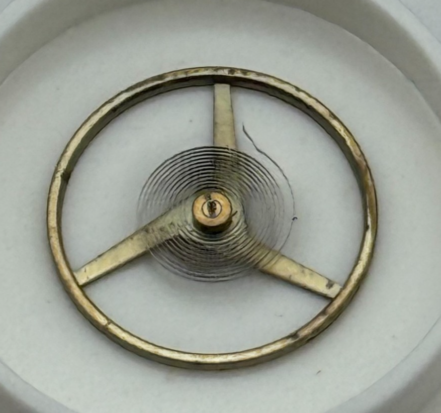 FHF 81 Balance Wheel Complete And Spring 10½’’’ Inca 1503 M Watch Movement Parts