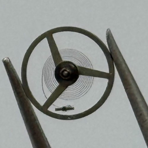 AS 1677 Balance Wheel Complete And Spring 5 1/2’’’ 1417 M Watch Movement Parts