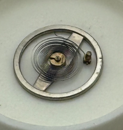 BRAC 2051 Balance Wheel Complete And Spring 5 1/2''' 69 M Watch Movement Parts