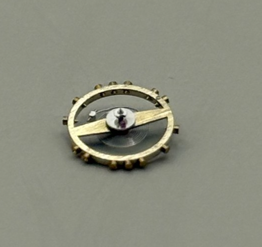 FEF 370 371 Balance Wheel Complete And Spring  176 Watch Movement Parts NOS