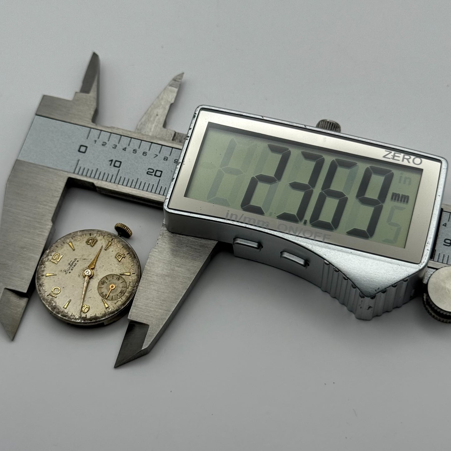 ETA 1260 Watch Movement Bentima Star Manual Wind Vintage Parts Repair 23.6mm