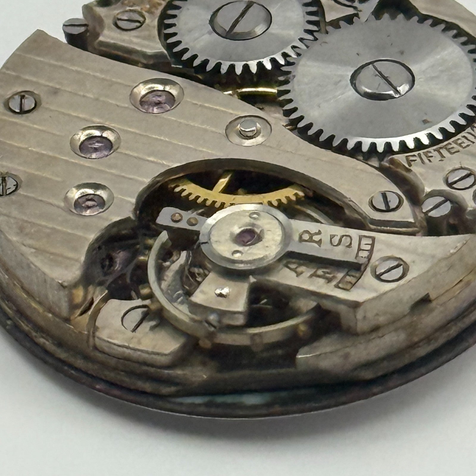 Quality Enamel Dial Watch Movement Manual Wind Vintage Swiss Parts Repair 23.1mm