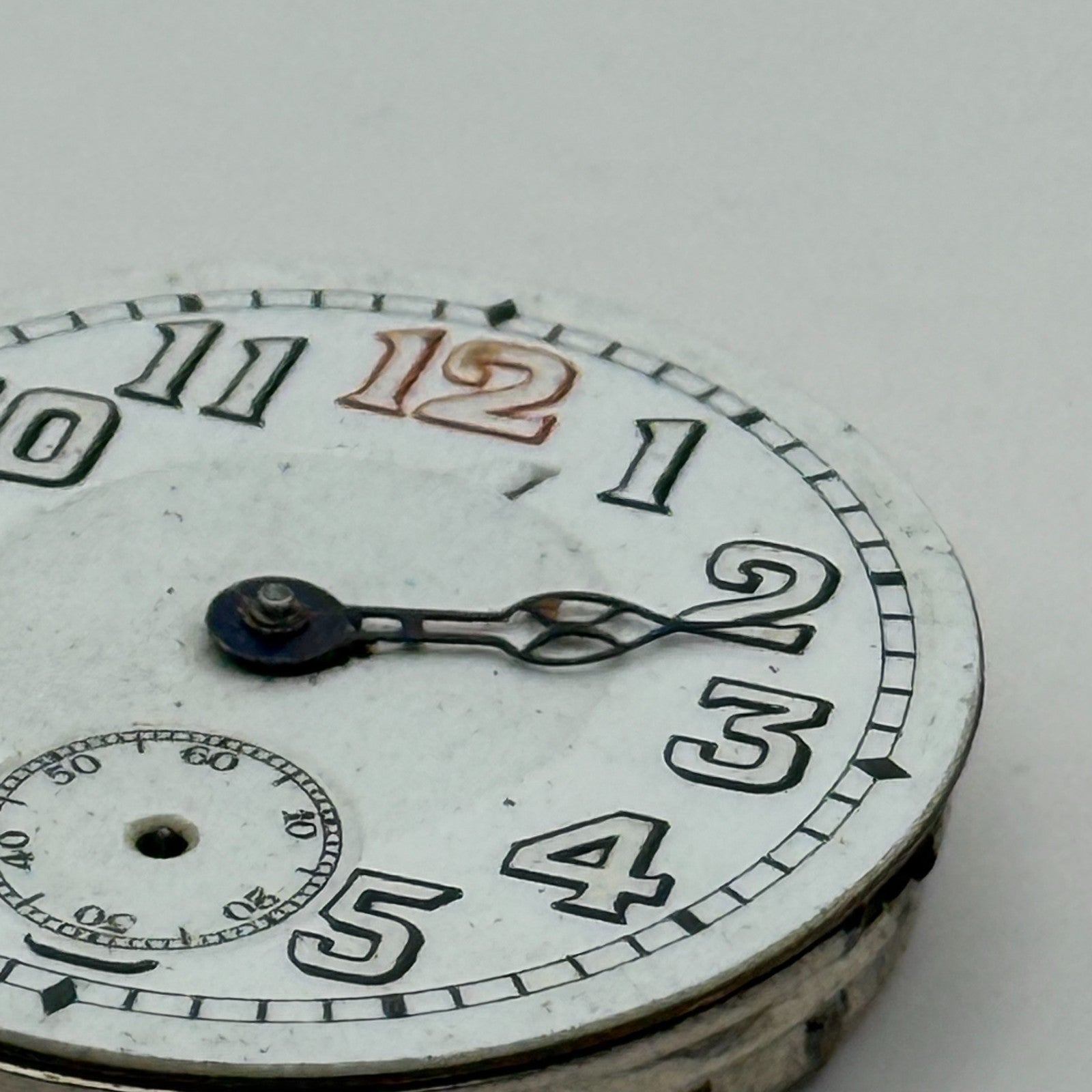 15 Jewels Trench Swiss Watch Movement Marvin 362 ? Vintage Parts Repair 29.8mm