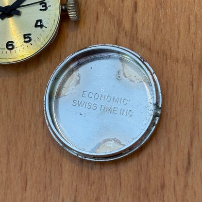 21mm Vintage Trutime Swiss Ronda RE 8133 Manual Wind Watch PARTS / REPAIR