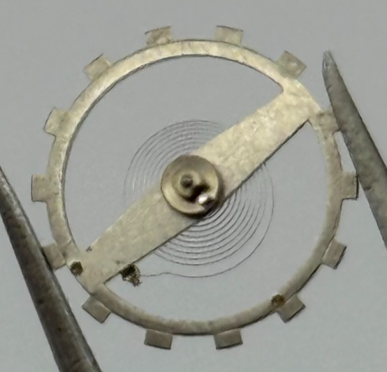 EB 1197 Balance Wheel Complete And Spring 10 1/2’’’ 103 M Watch Movement Parts