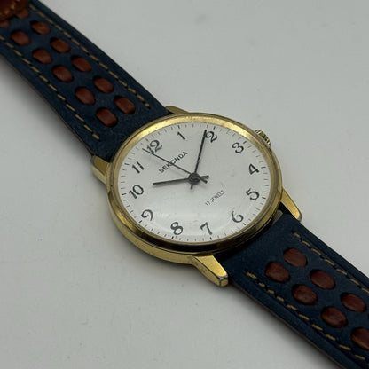 34mm Running Vintage Men’s Sekonda 17 Jewels Manual Wind Watch PARTS REPAIR