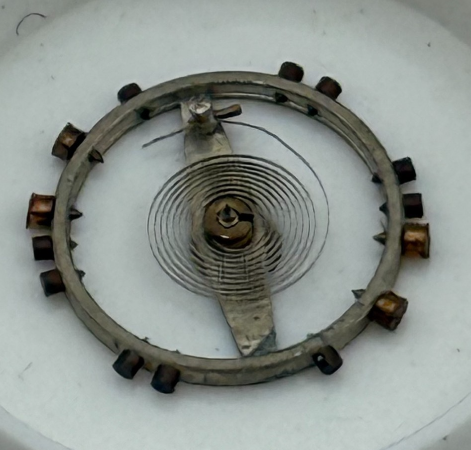 AS 984 Balance Wheel Complete And Spring  10½’’’ 30 M Watch Movement Parts NOS