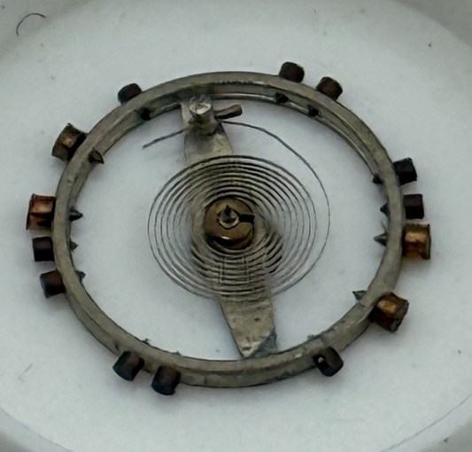 AS 984 Balance Wheel Complete And Spring  10½’’’ 30 M Watch Movement Parts NOS