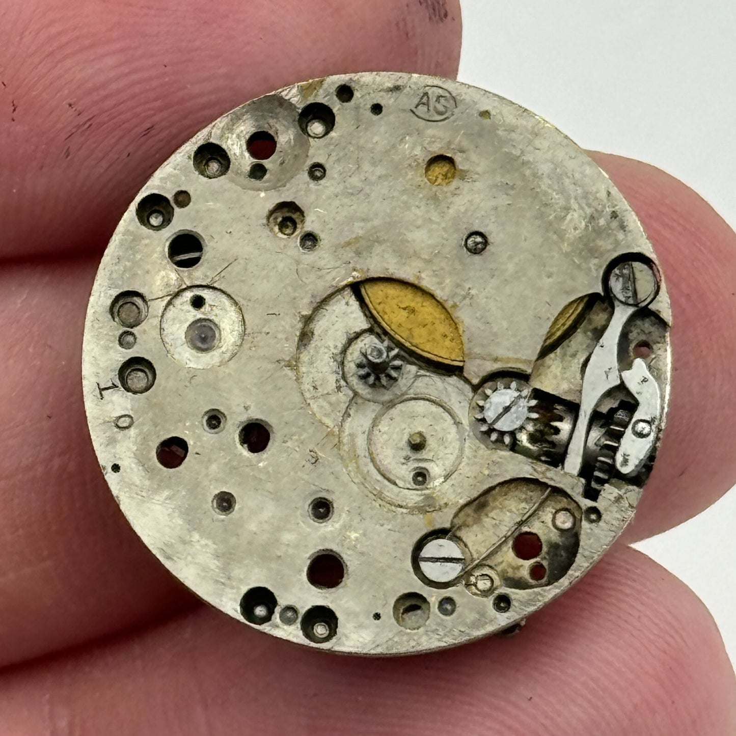 23.6mm AS A Schild Swiss Manual Wind Watch Movement Vintage PARTS SPARES