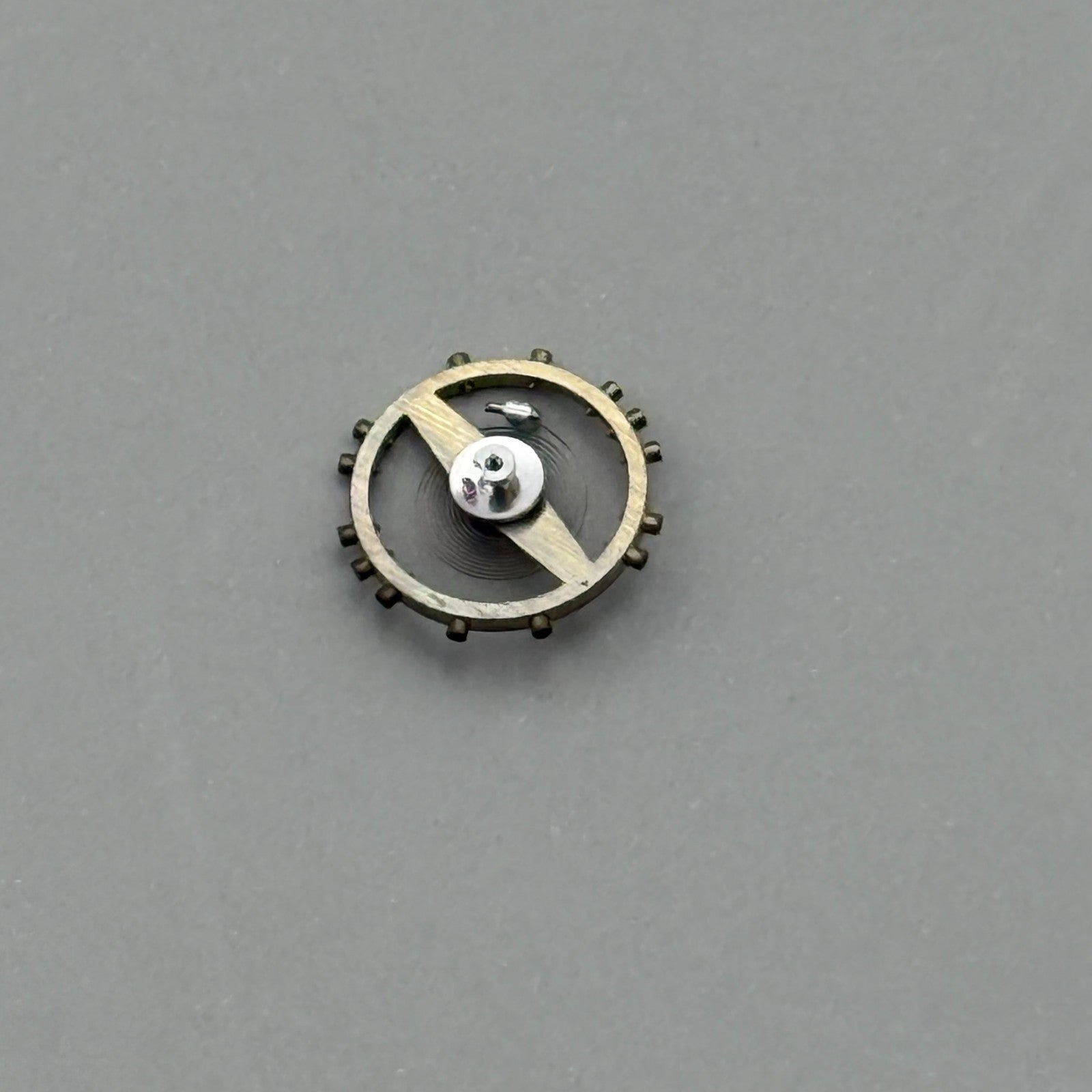 AS 475 Balance Wheel Complete And Spring 5¼’’’ Watch Movement Parts NOS 