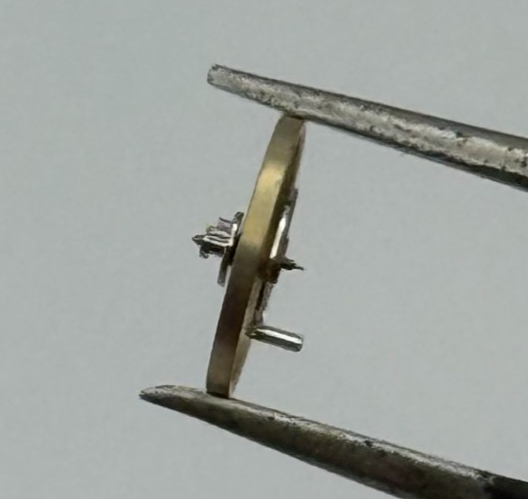 FHF 59-21 Balance Wheel Complete And Spring  1353 Watch Movement Parts NOS