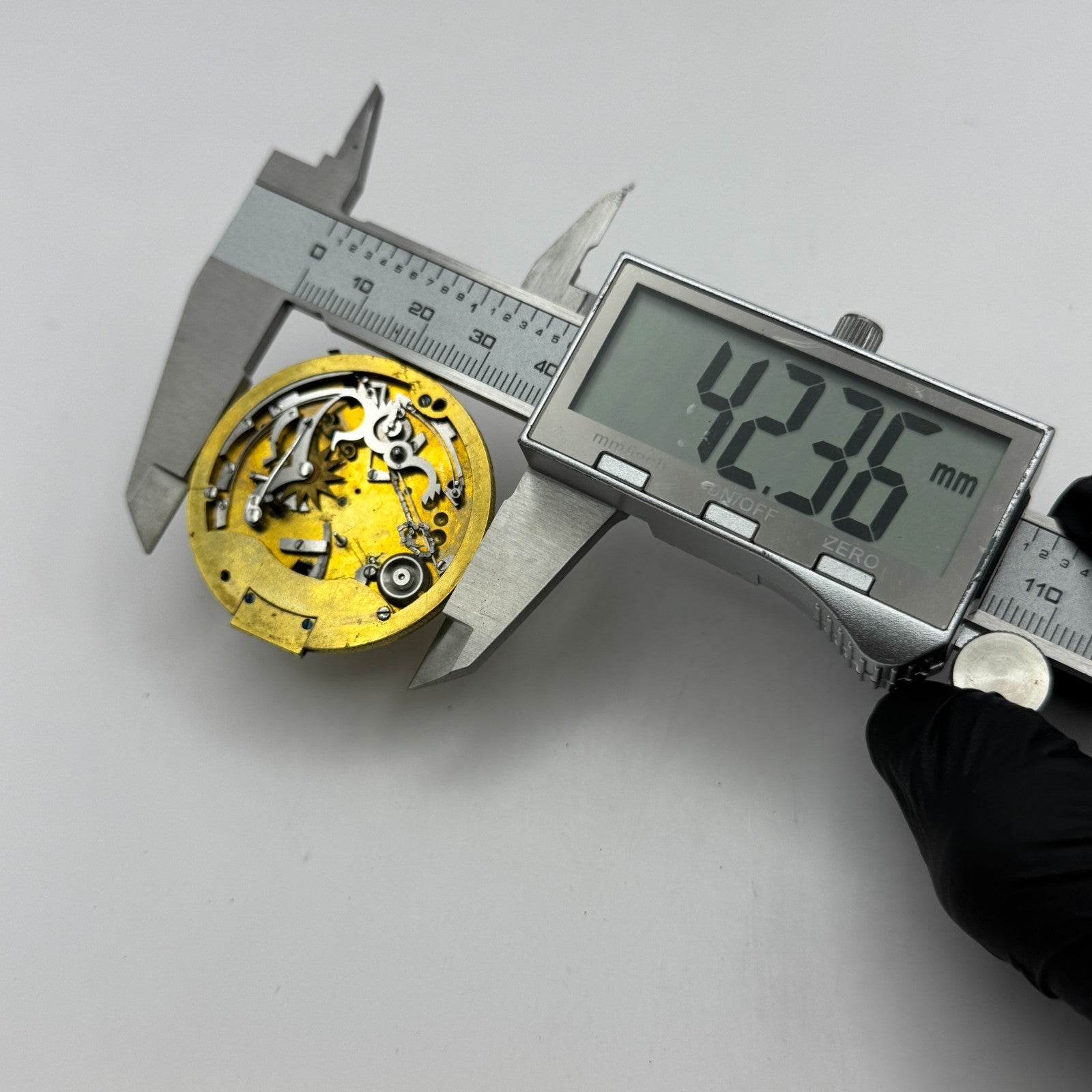 Complication French Pocket Watch Movement Signed A Paris Antique Parts / Repair