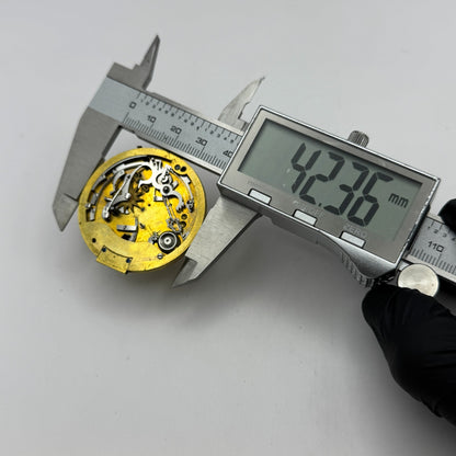 Complication French Pocket Watch Movement Signed A Paris Antique Parts / Repair