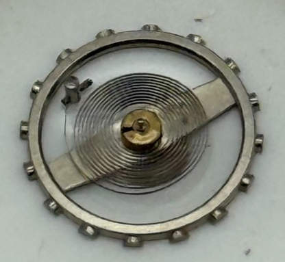 EB 1297 1469 Balance Wheel Complete And Spring  117 Watch Movement Parts NOS