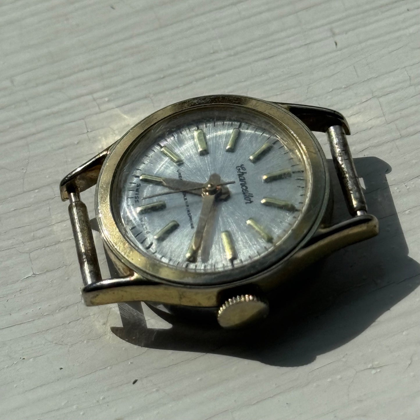 21mm Running Vintage Ebosa 86 Chancellor Unbreakable Spring Watch FOR PARTS