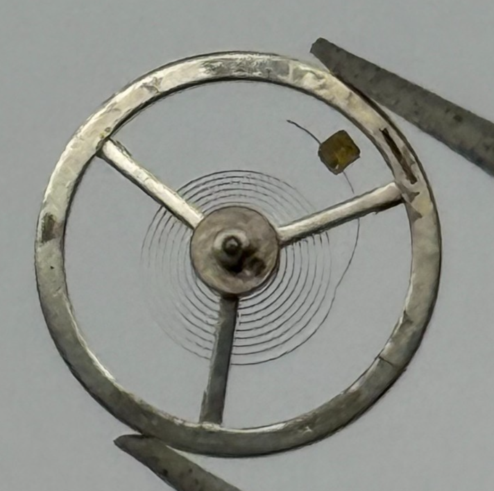 Ebosa 65 Balance Wheel Complete And Spring  12½’’’ 942 Watch Movement Parts 