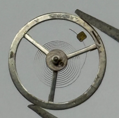 Ebosa 65 Balance Wheel Complete And Spring  12½’’’ 942 Watch Movement Parts 