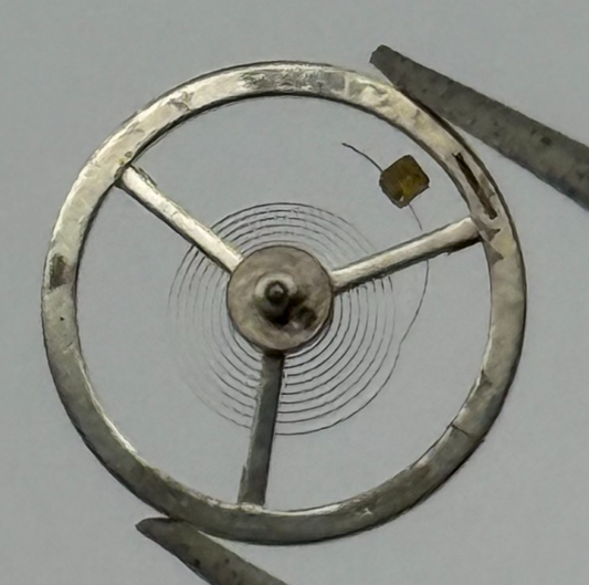 Ebosa 65 Balance Wheel Complete And Spring  12½’’’ 942 Watch Movement Parts 